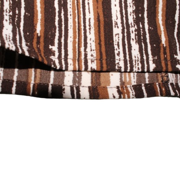 Maggie Barnes Womens Plus Sz 4X Button Down Dress Shirt Tunic Stripes Designer - Picture 5 of 7